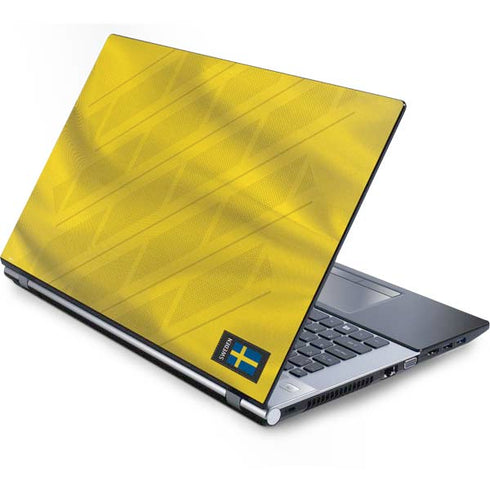Sweden Soccer Flag Generic Laptop Skin
